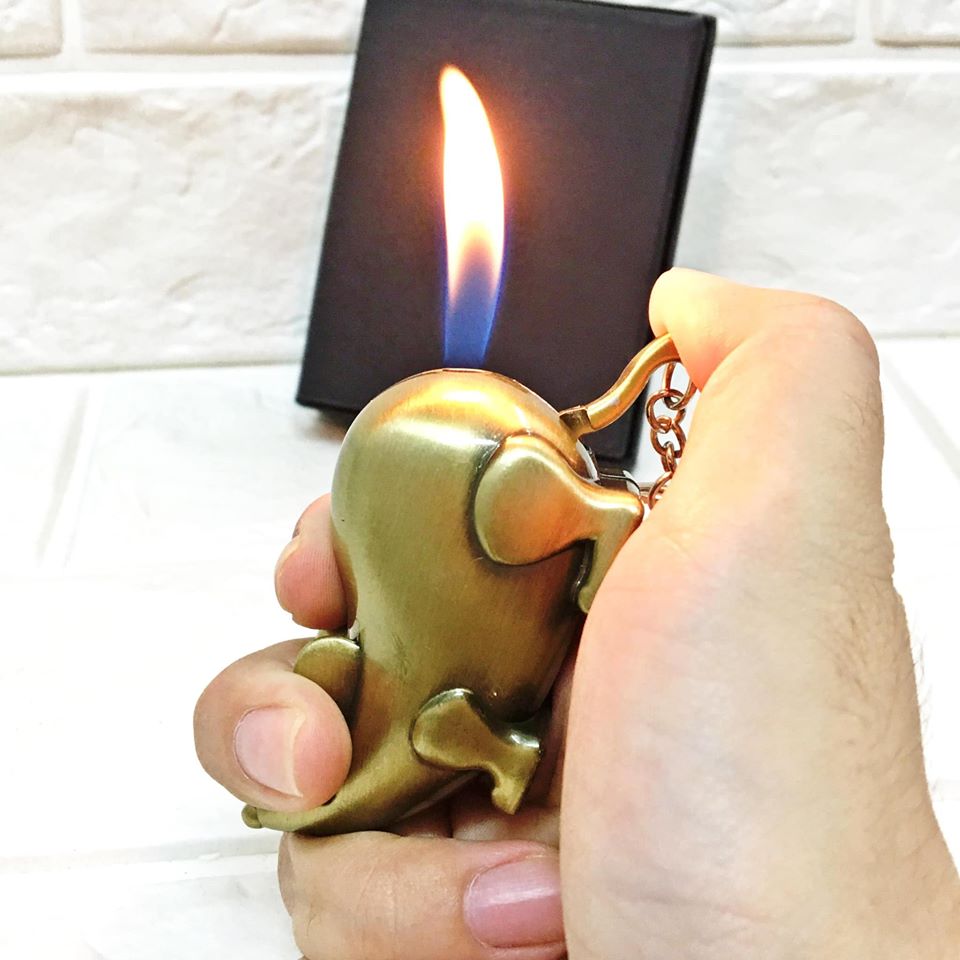 Bật lửa - móc khóa hình con chuột -