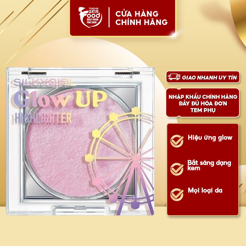 Bắt Sáng Dạng Kem Silkygirl Glow Up Highlighter 4g
