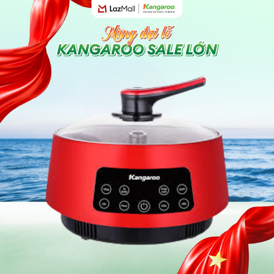 [BH 1 năm] Lẩu điện thang máy 5L Kangaroo KGEH5D1 - công suất 1800W