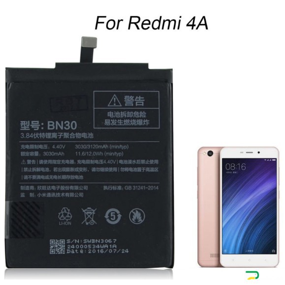 Pin xiaomi redmi 4a - bn30