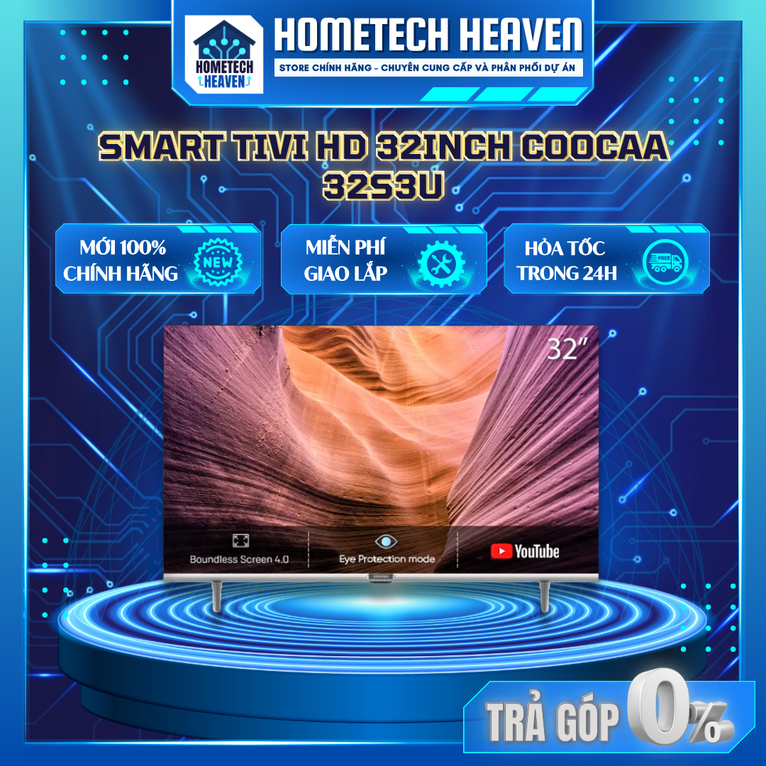 Smart tivi 32inch coocaa 32s3u - hàng chính hãng