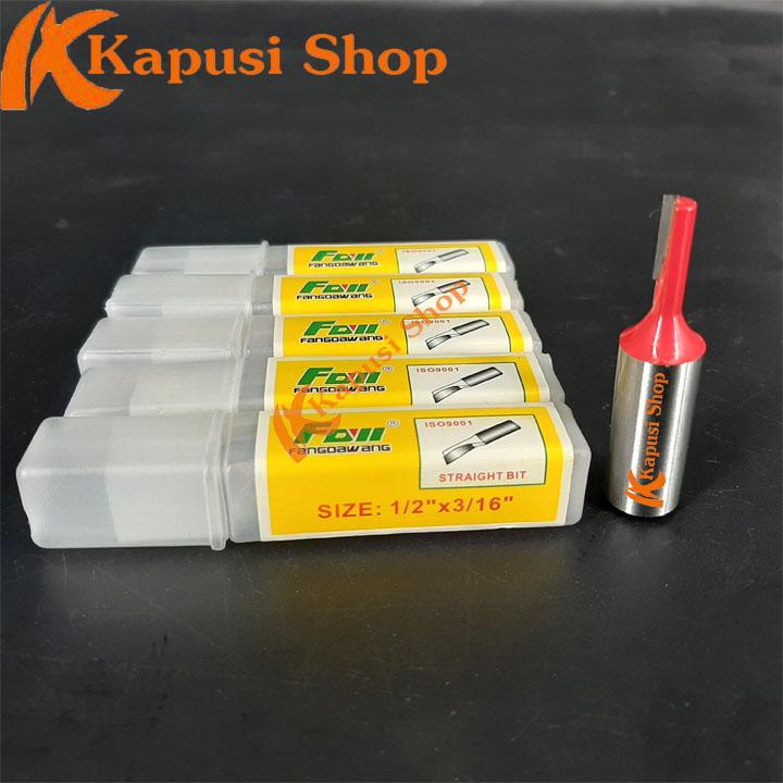 Bộ 5 mũi soi, mũi phay thẳng 5mm Favi