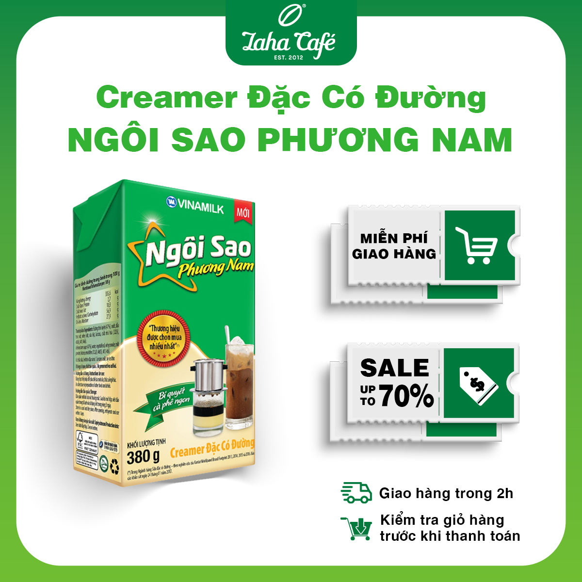 Creamer đặc ngôi sao phương nam - 380 gram