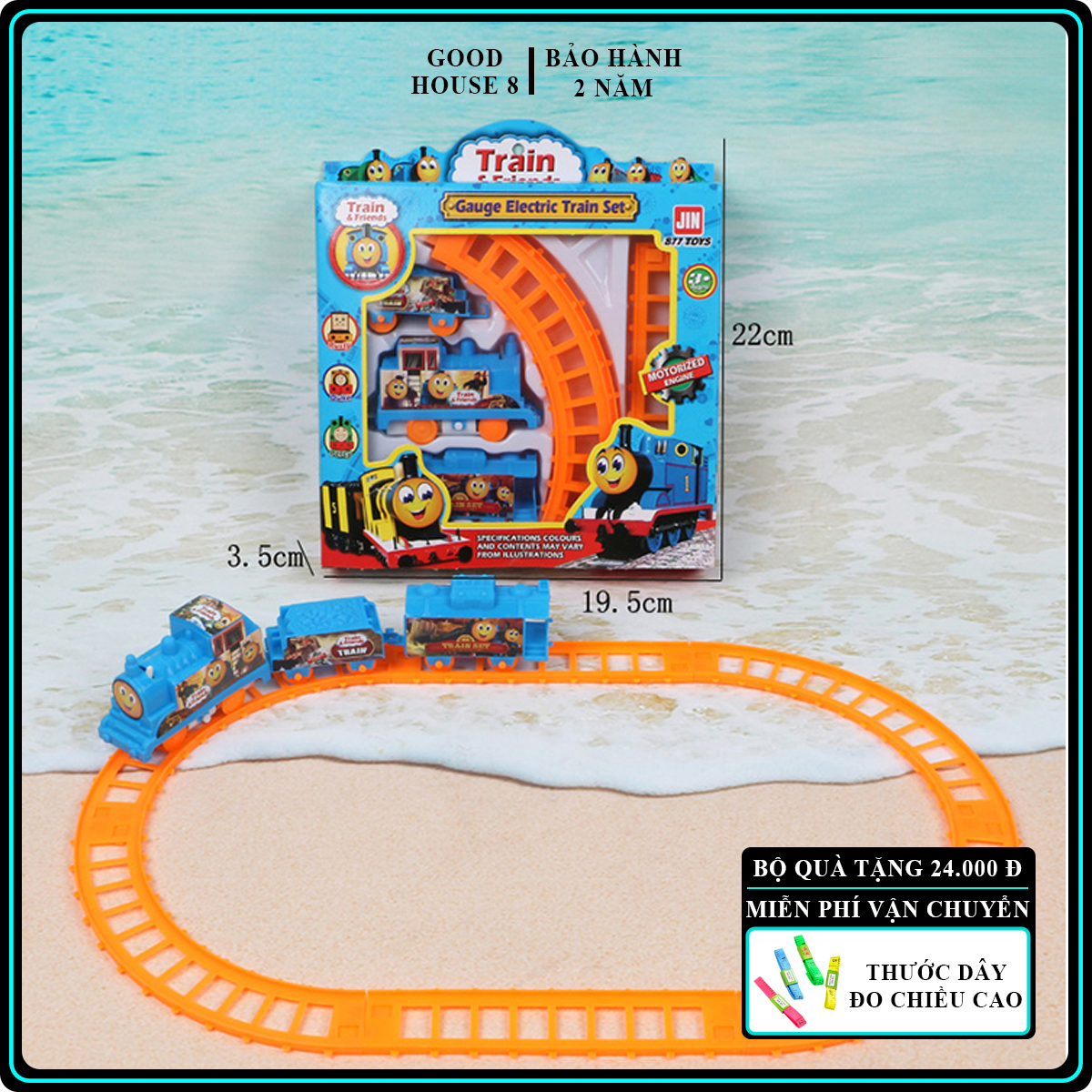 Đồ chơi đoàn tàu cho bé. Đồ chơi phát triển trí thông minh, đồ chơi tàu hỏa trên đường ray chạy bằng pin.