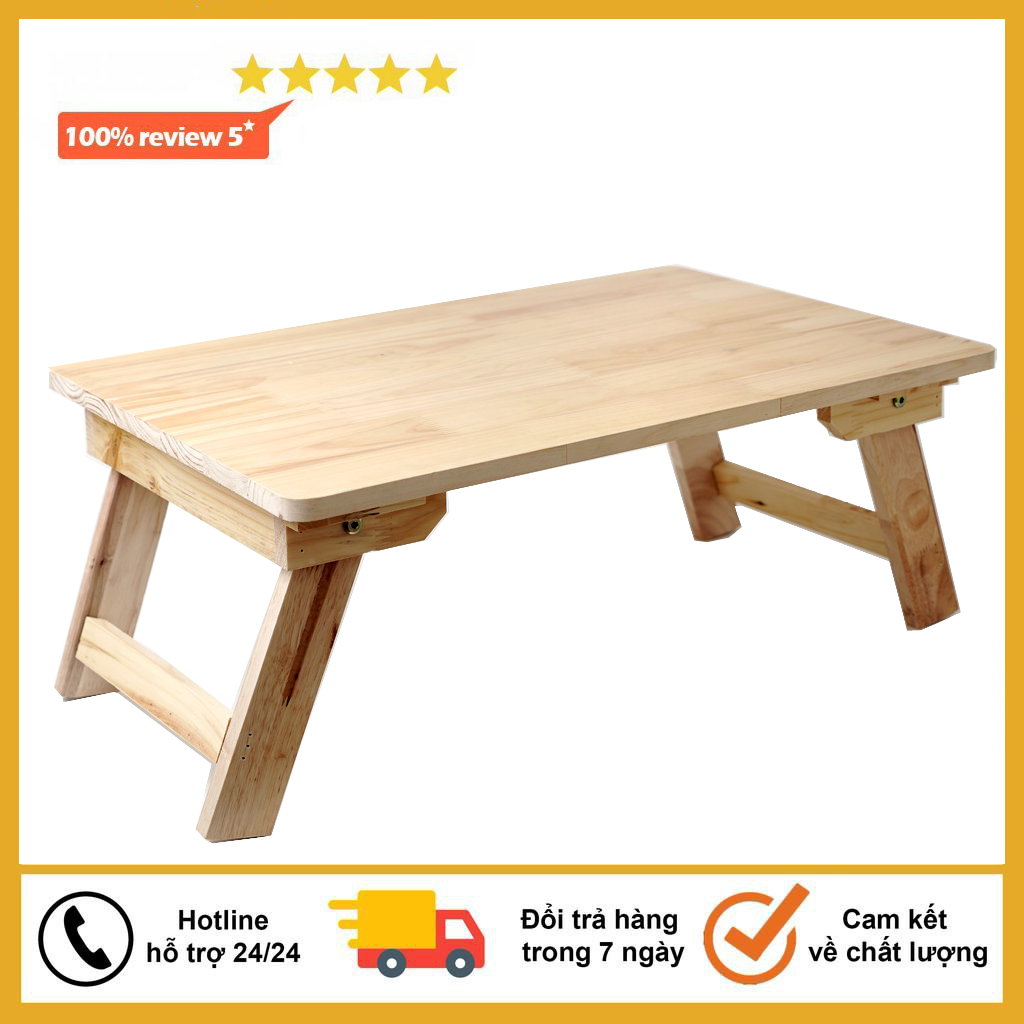 Bàn gấp gọn - Bàn Gỗ Gấp Gọn , Bàn gỗ gấp mini , bàn học gấp gọn , bàn làm việc , bàn ngồi bệt , Bàn gấp mini đa năng gỗ tự nhiên - kích thước 40x60x28 cm - Bàn học - Bàn uống trà