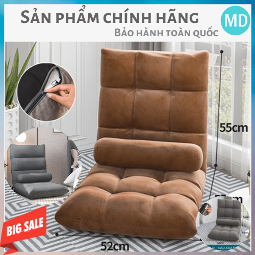 ghế tựa lưng thiết kế 5 chế độ gập, ghế sofa kiểu Nhật k cần tựa tường gập gọn sau khi sử dụng