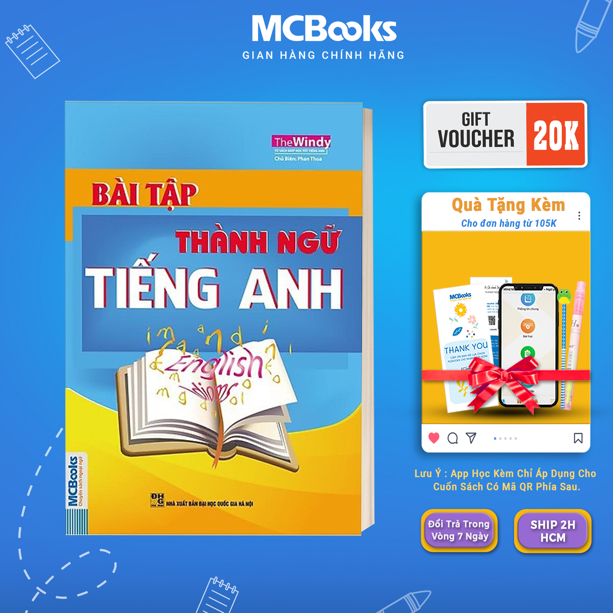 Sách - bài tập thành ngữ tiếng anh mcbooks