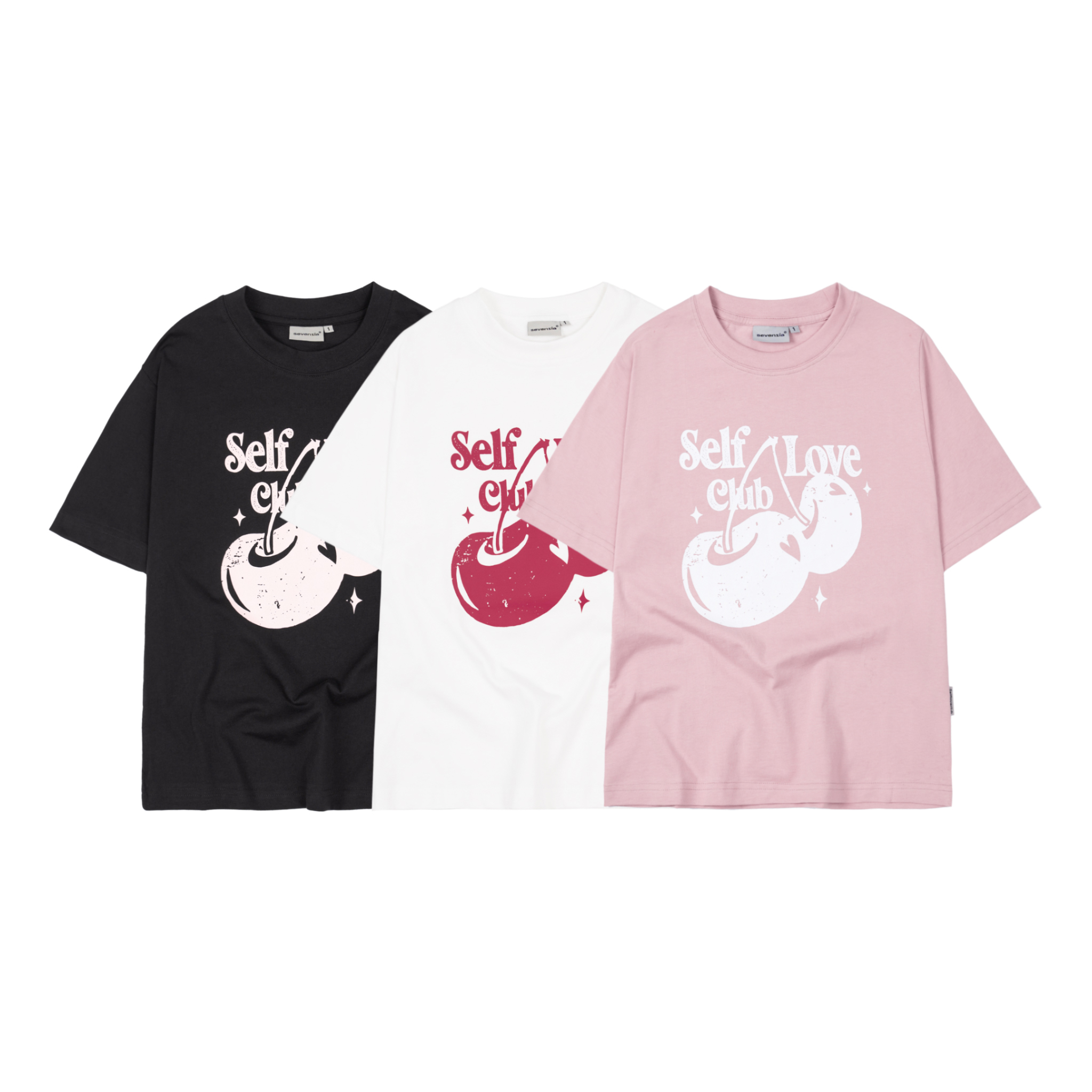 Áo thun form nữ SLC - regular tee "Cherry Heart"