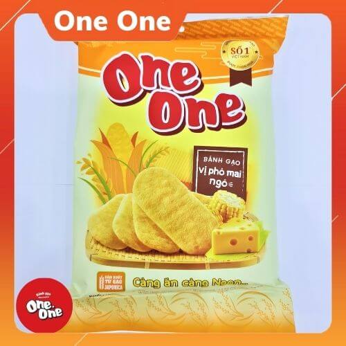 30 Gói Bánh gạo One One vị phô mai bắp gold gói 118g