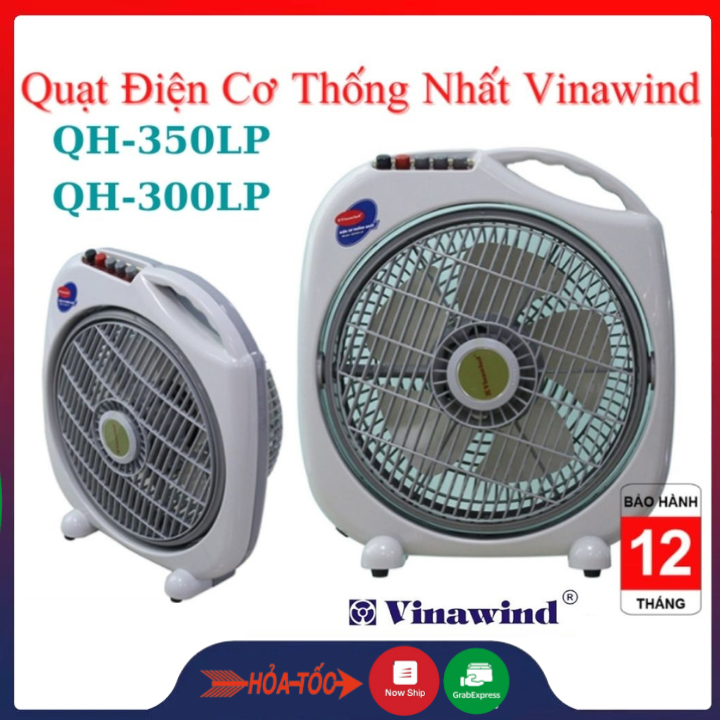 Quạt hộp tản gió 300 và 350 vinawind điện cơ thống nhất qh300tl/lp bảo hành 12 tháng