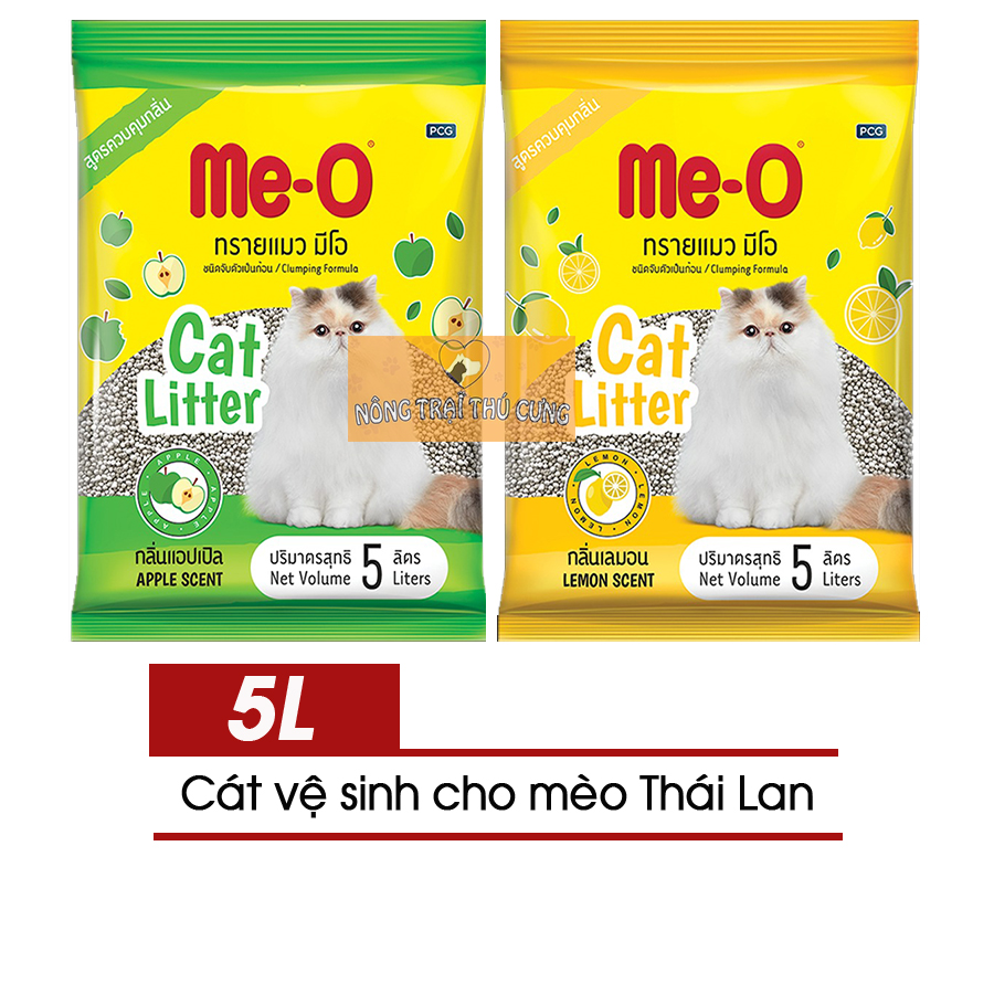 Cát vệ sinh cho mèo me-o litter 5l - 10l - cát cao cấp -