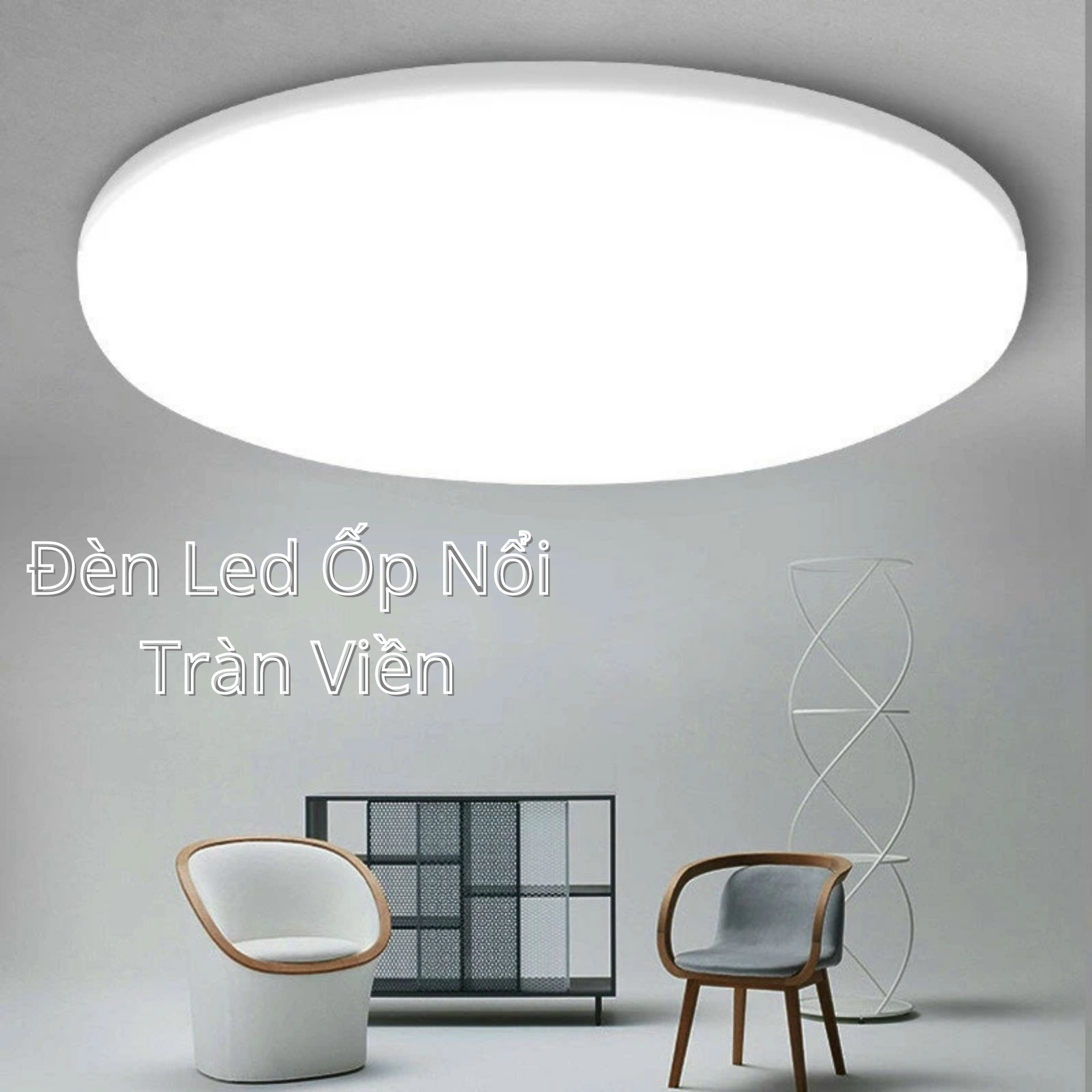 Đèn ốp trần tràn viền 40W 38CM 20w 23cm 30w 27cm siêu sáng