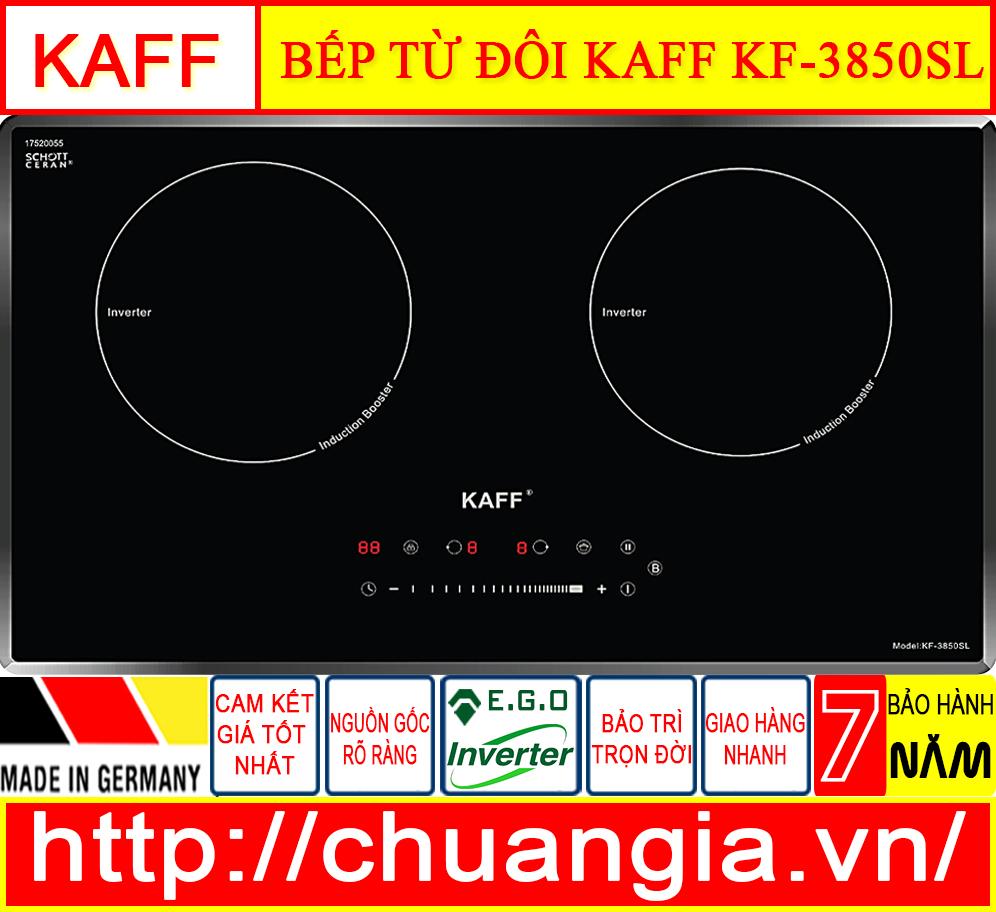Bếp Từ Kaff KF 3850SL Made in Germany. Bếp từ kaff, bếp từ giá rẻ, bếp từ kaff giá rẻ, bếp từ giá tốt, bếp 2 từ