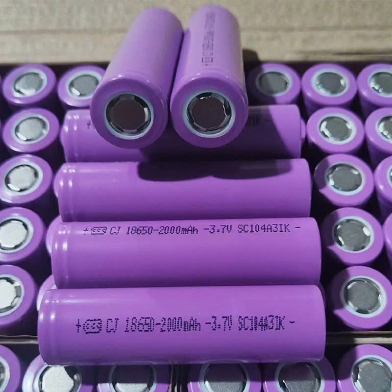 Pin 18650 Lithium 3.7V Đầu Bằng, Dung Lượng Cao 600mAh - 2000mAh