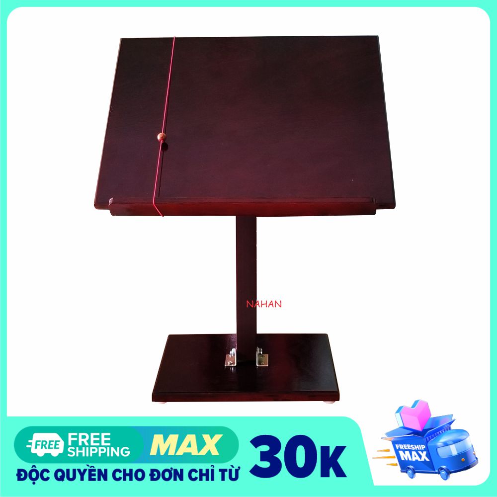 Bàn đọc sách - giá đọc sách - bàn gỗ tự nhiên