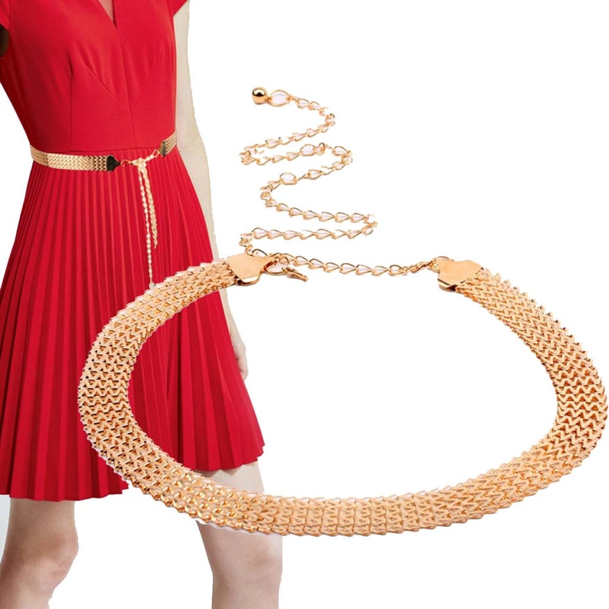 Dây thắt lưng họa tiết xinh xắn
