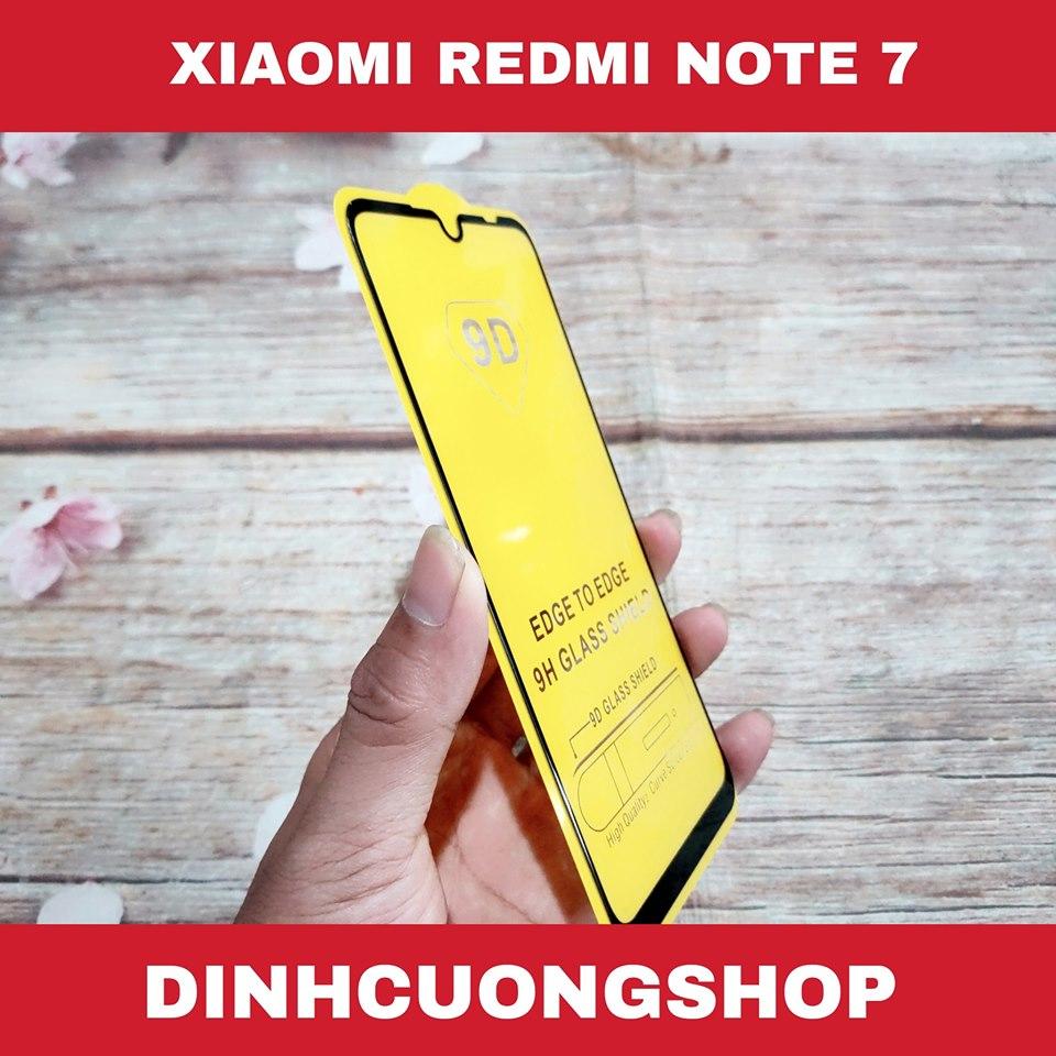 Dán cường lức full keo full màn hình xiaomi redmi note 7