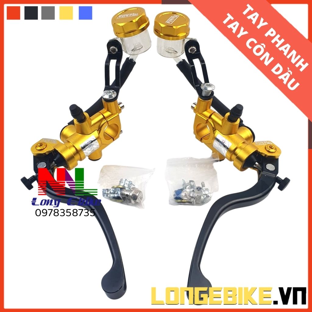 Tay phanh, tay côn bình dầu rời xe máy, xe điện