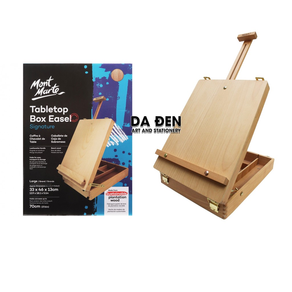 Hộp Đựng Dùng Như Giá Vẽ Mont Marte Tabletop Box