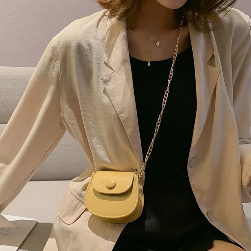 Túi xách mini đeo chéo vai dây xích thời trang cho nữ-túi nhắn tin ví nhỏ tiền xu bưu điện