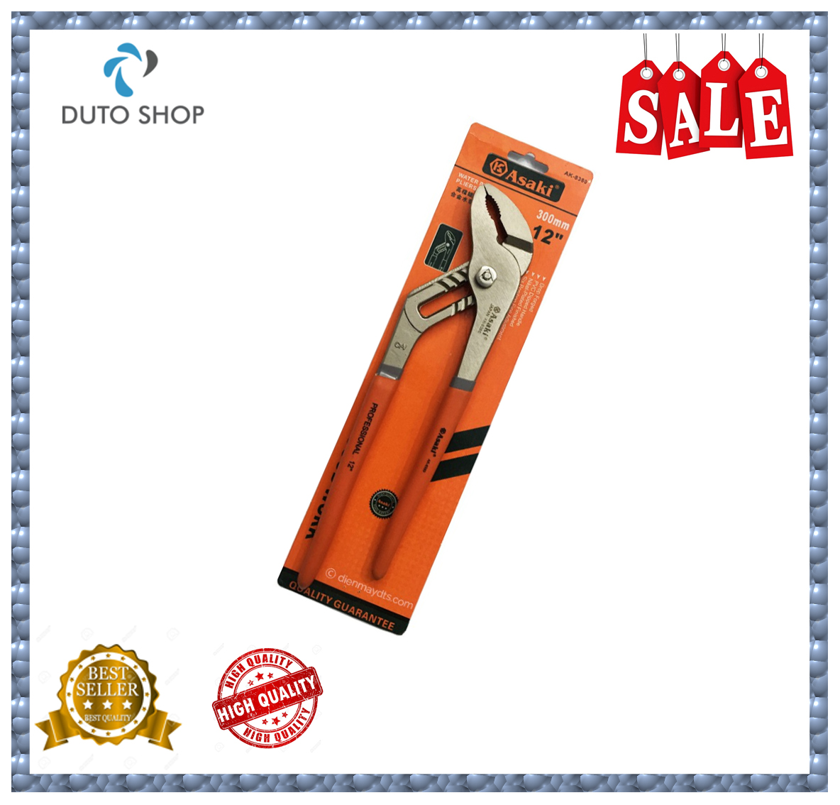 Kìm mỏ quạ asaki ak-8380 12 inch-300mm