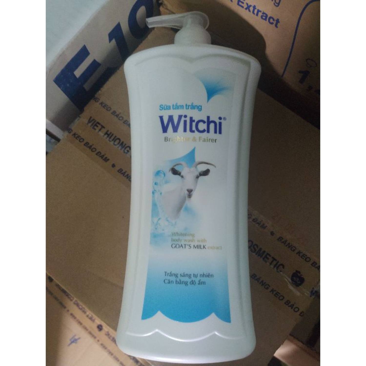 Sữa tắm witchi tinh chất dê 1200ml- shop gs an khang