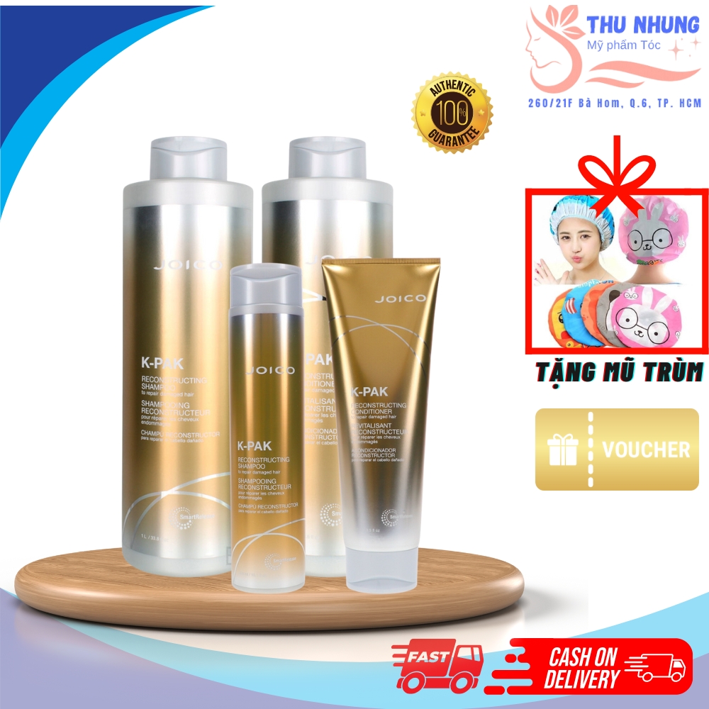Bộ dầu gội xả Joico K-pak Reconstructing phục hồi tóc hư tổn