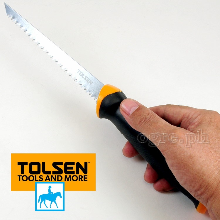 Cưa gỗ cưa cành làm vườn lưỡi cưa thẳng 150mm 6inch thép sk5 tolsen 31013