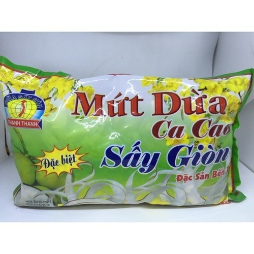 Mứt dừa cacao sấy giòn