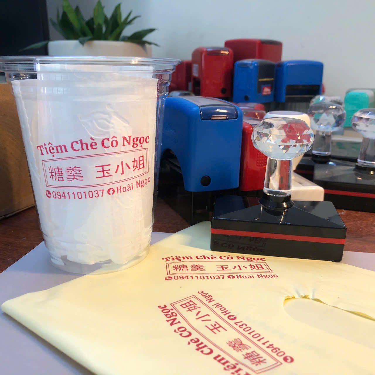 Con Dấu Thương Hiệu, Con Dấu Logo, Con Dấu Theo Yêu Cầu (Size Vừa & Bé)