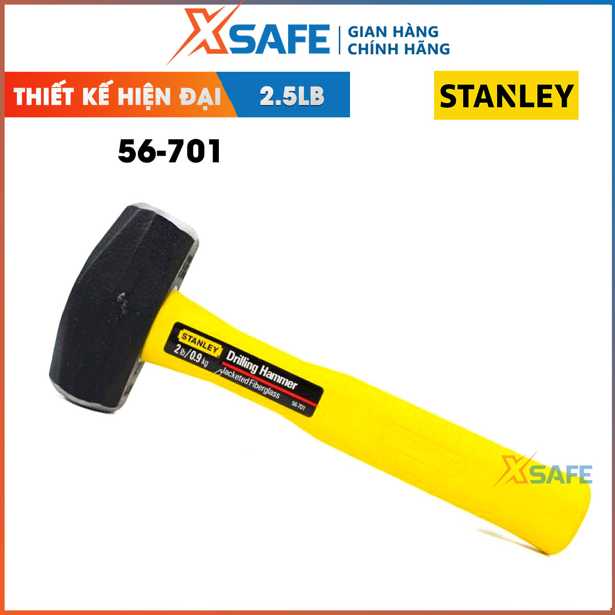 Búa gò cơ khí STANLEY đầu búa được gia công từ chất liệu hợp kim cao cấp Búa Stanley có kích thước nhỏ gọn tiện lợi, thân búa có độ bám cao chống trượt, đã được kiểm định nghiêm ngặt