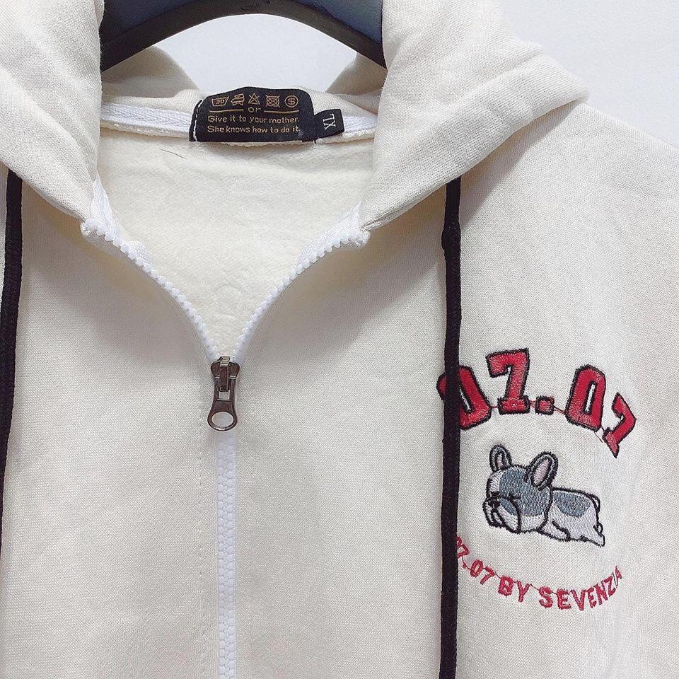 [HCM][FREESHIP TOÀN QUỐC] Áo khoác nỉ nam nữ in mẫu cún phối màu cá tính đi học đi chơi cực hot