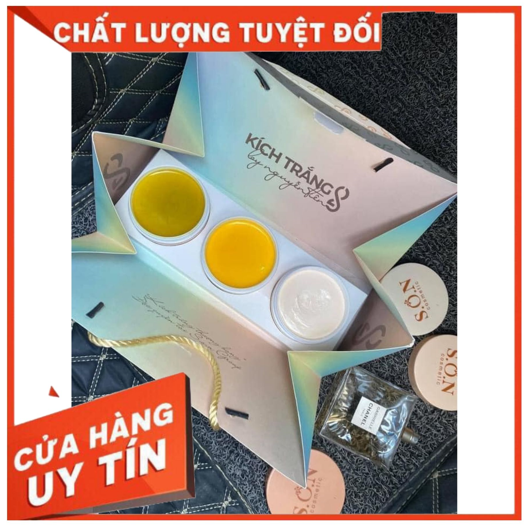 Kem kích trắng tam sắc