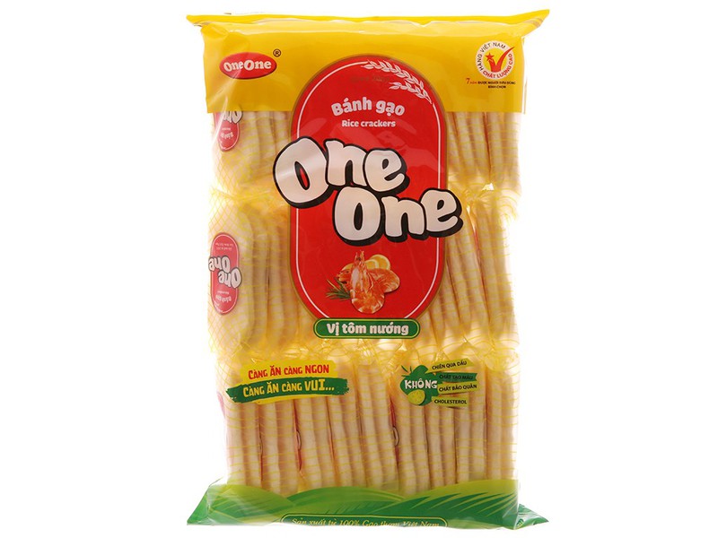 BÁNH GẠO ONE ONE VỊ TÔM NƯỚNG 150G