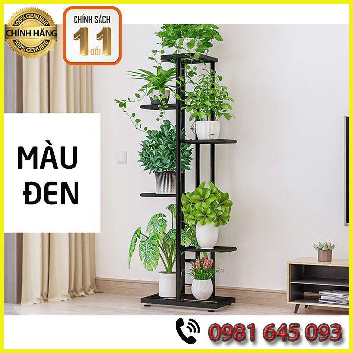 Giá Sắt Để Cây Cảnh Chậu Hoa 6 Tầng Trong Nhà, Ban Công Trang Trí Sang Trọng