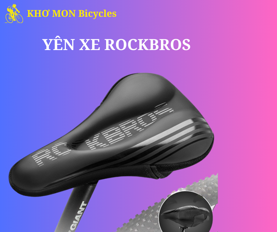 Vỏ bọc yên xe đạp Rockbros mềm mại, dày chống trượt