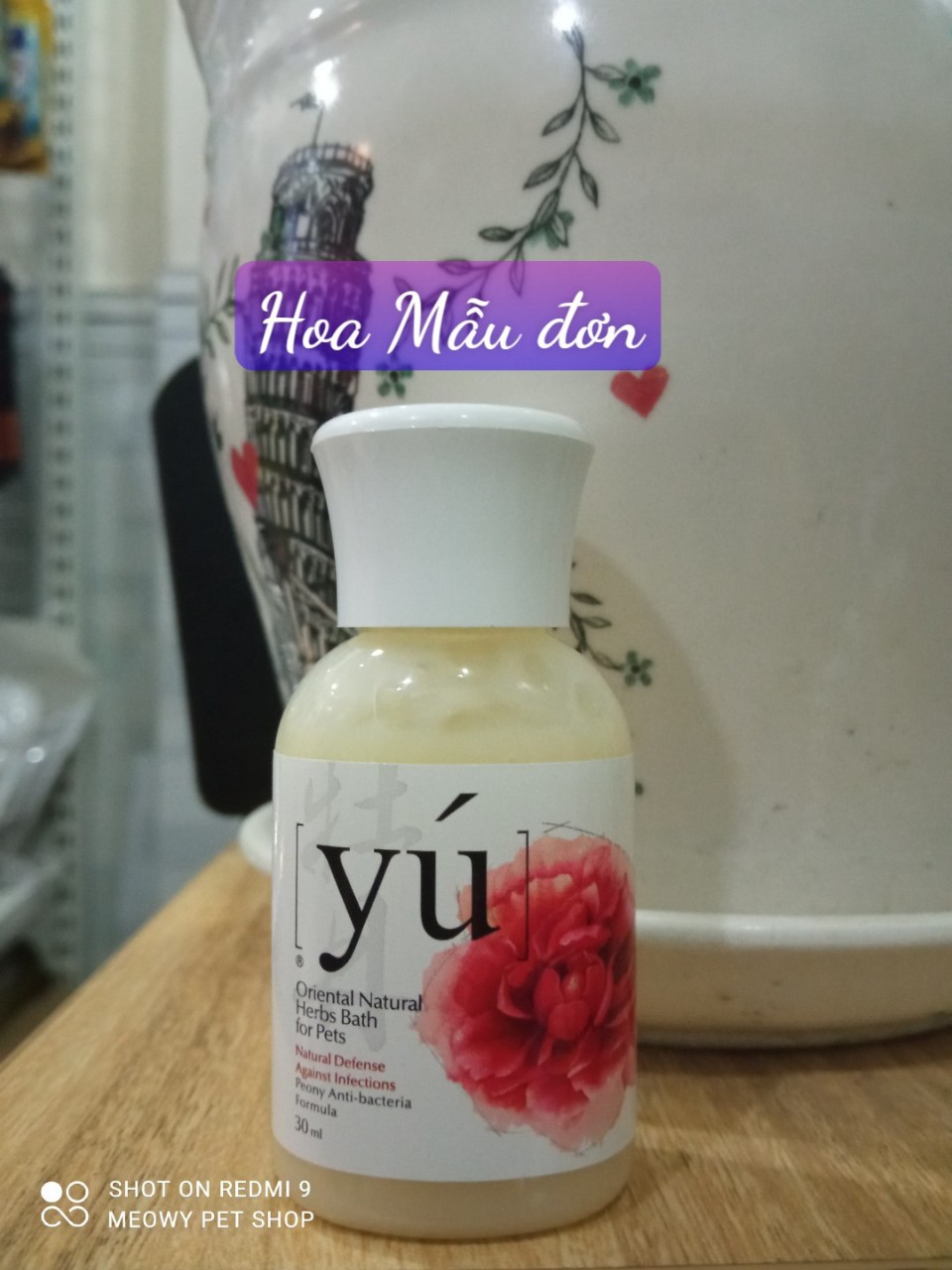 Sữa tắm Yu chó mèo 30ML