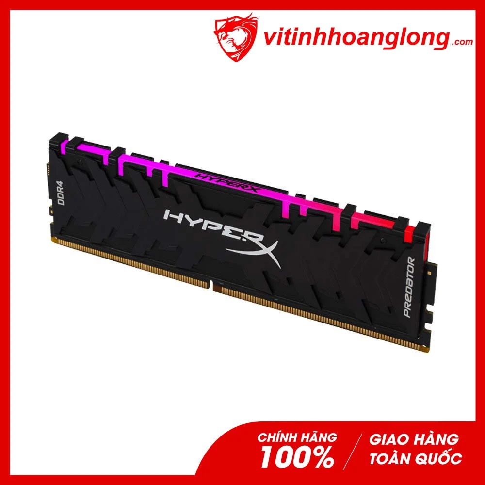 Ram pc máy bàn kingston hyperx predator rgb 8gb 3200mhz ddr4 hx432c16pb3a/8