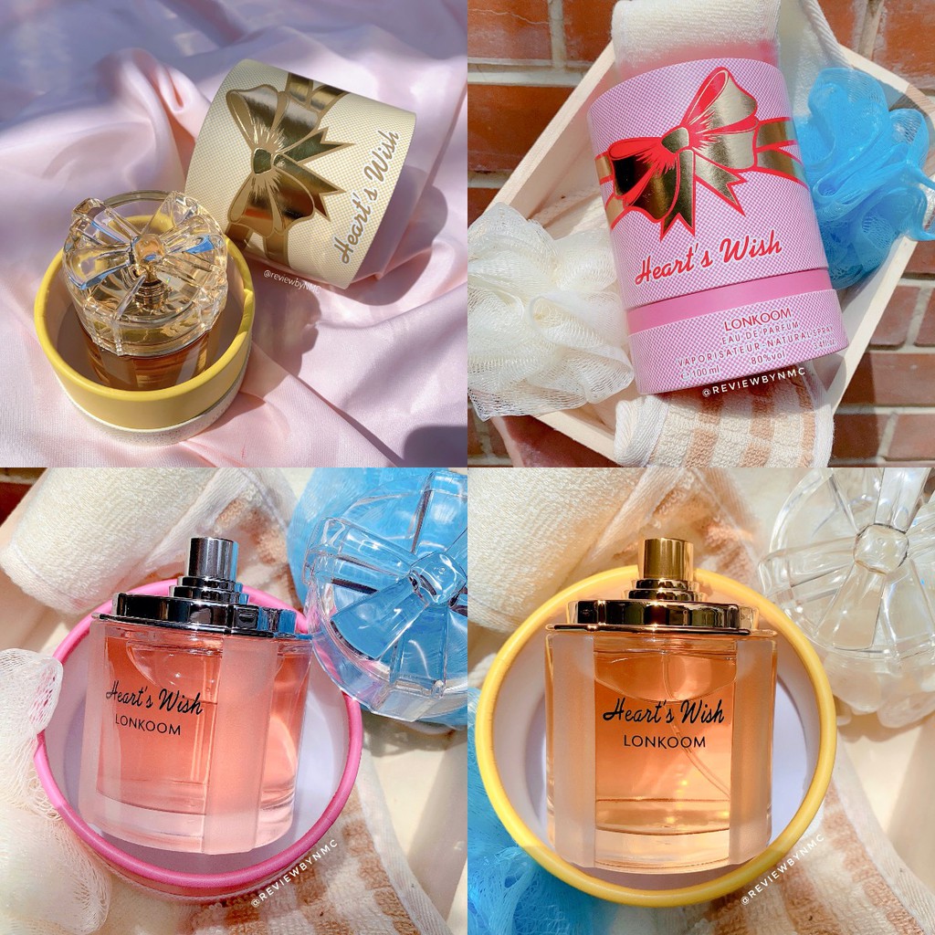 Nước hoa Lonkoom Heart Wish hộp nơ