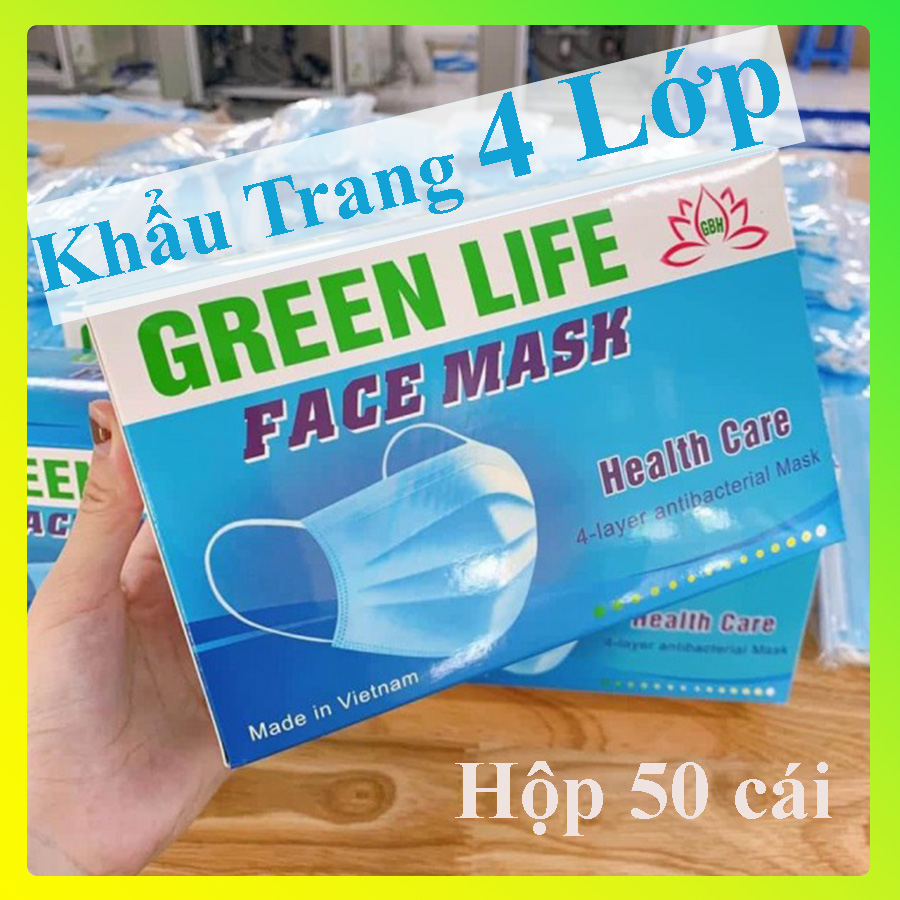 Khẩu Trang Y Tế ⚡FREESHIP⚡ [Hộp 50] Khẩu Trang 3D Face Mask Kháng Khuẩn