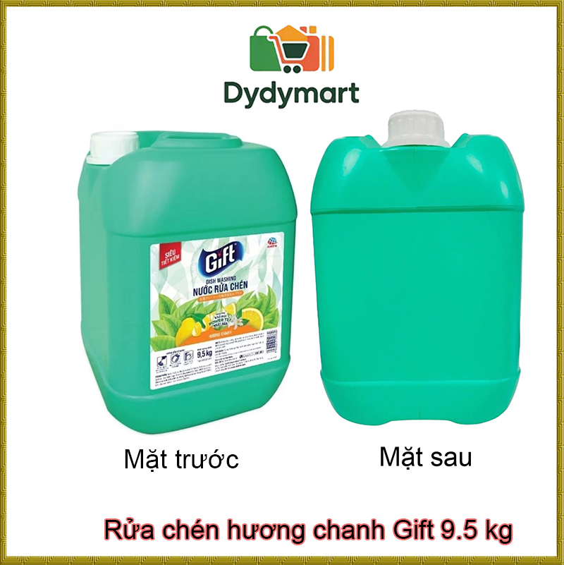 (1 bình) Nước Rửa Chén Gift Hương Chanh 9.5kg (siêu tiết kiệm)