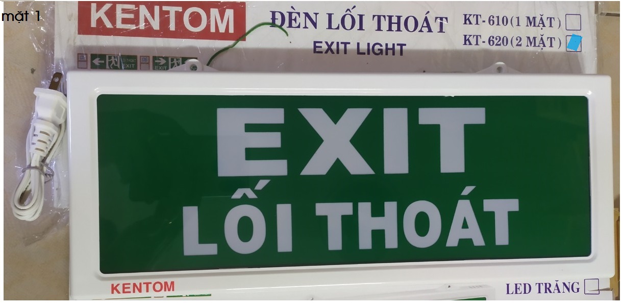 Đèn lối thoát hai mặt Kentom KT-620