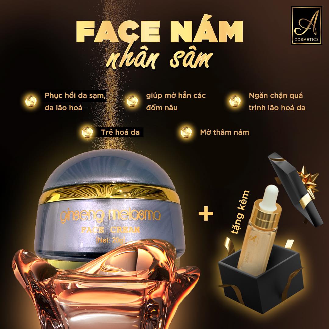 Kem face nám nhân sâm acosmetic mờ nám - ngừa thâm - dưỡng trắng da mặt a cosmetic