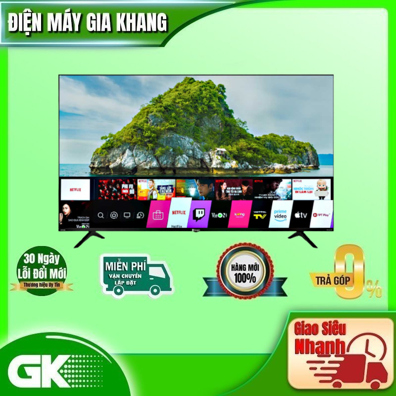 Smart tivi casper 4k 50 inch 50uw6000 - miễn phí vận chuyển hcm - remote tích hợp micro tìm kiếm bằng giọng nói hệ điều hành webos 5.0