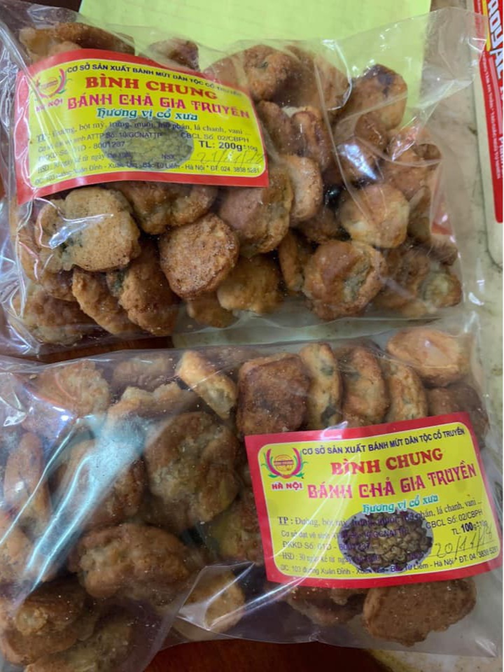 Bánh chả lá chanh Hà Nội