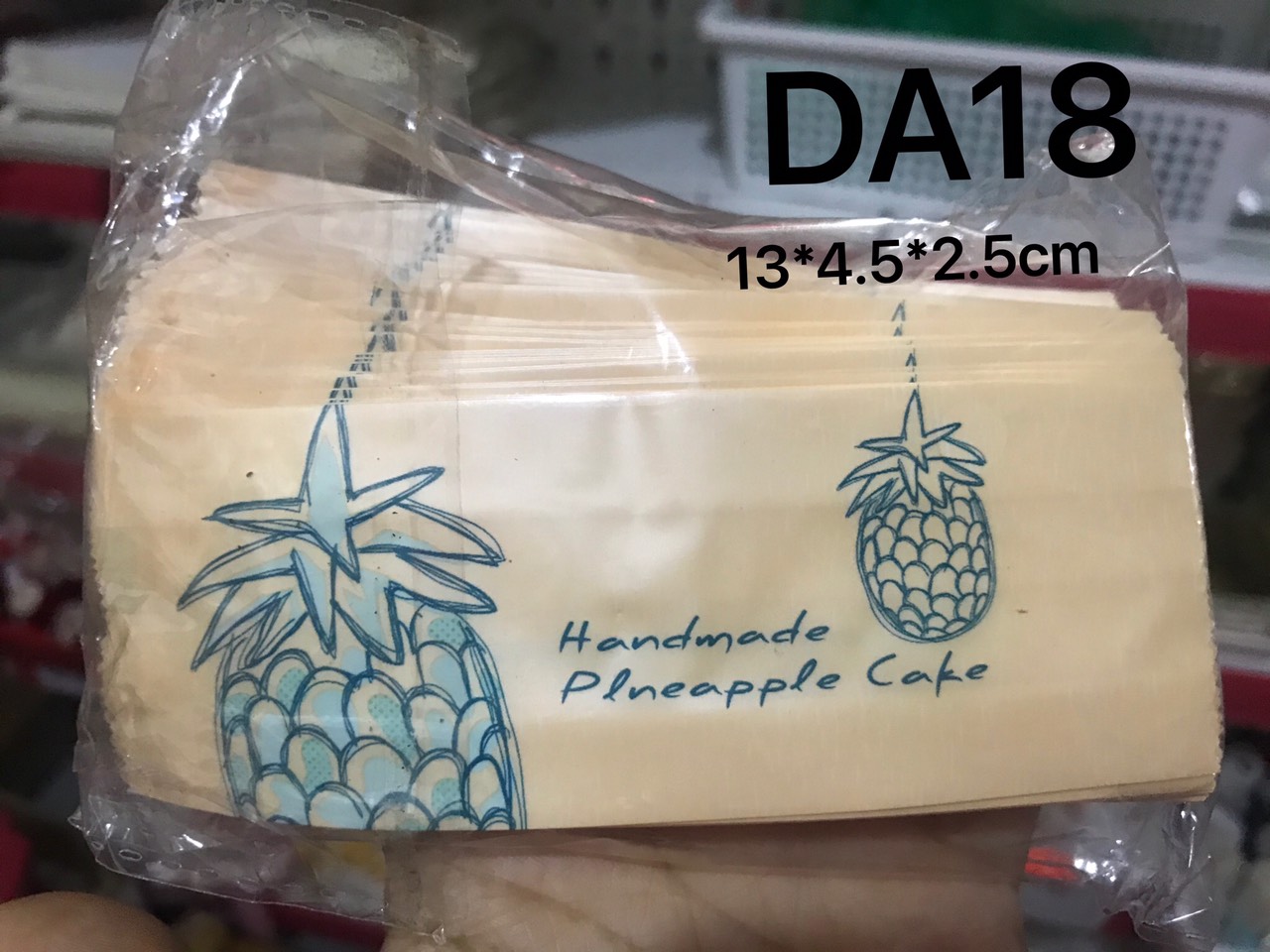 Túi đựng bánh dứa da18 - 100c