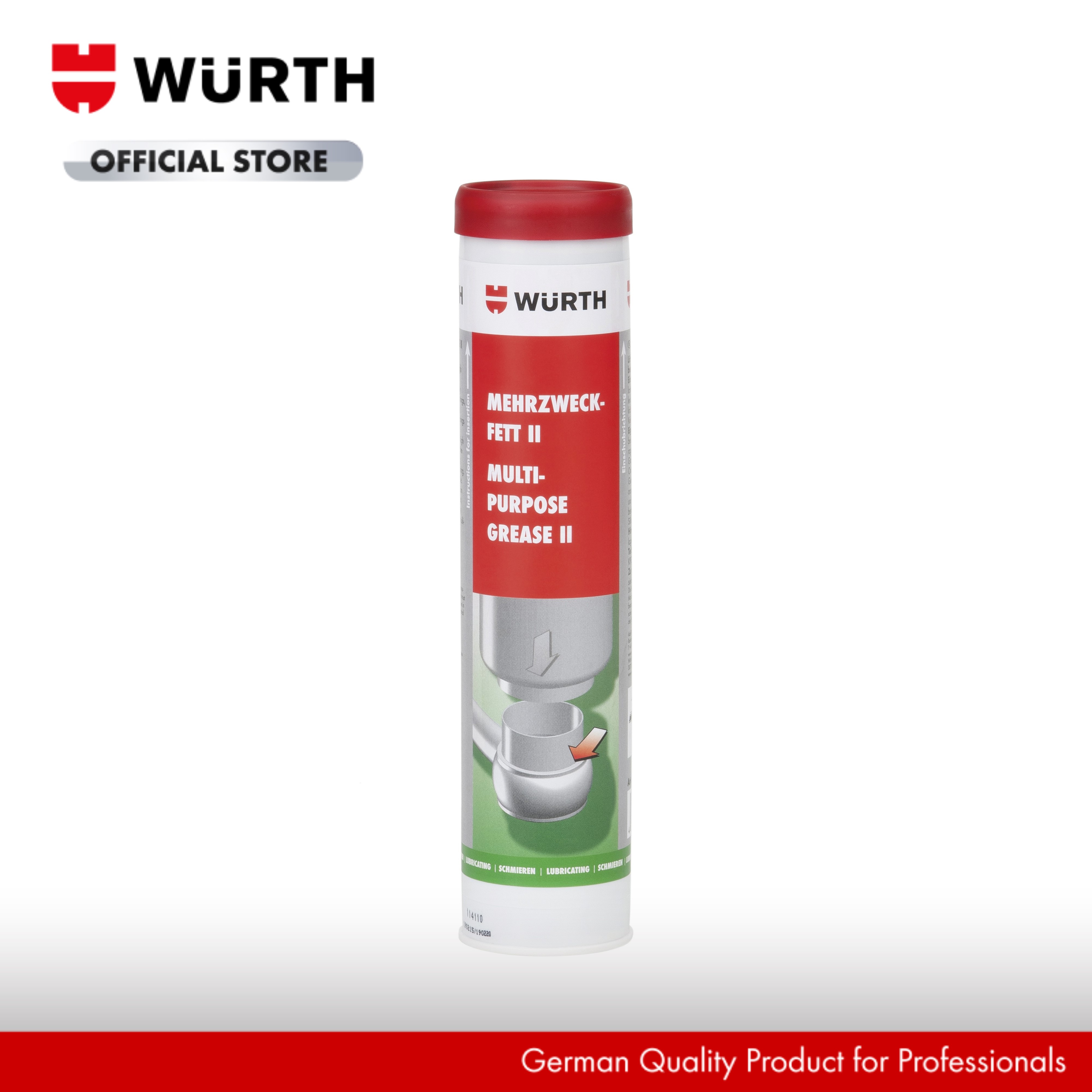Wurth Mỡ Đa Năng Nhóm Ii Tra Bạc  400G