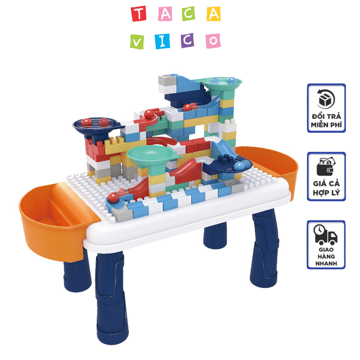 Lego 142 chi tiết, bàn lego cho bé-tacavico
