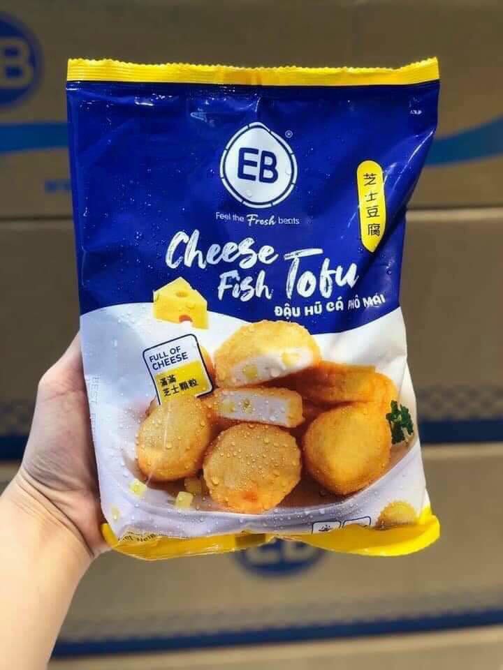 Đậu Hũ Phô Mai EB 500gr, 250g Hàng Malaysia Ngon Béo Ngậy, Thả lẩu, Chiên, Nướng Siêu Ngon