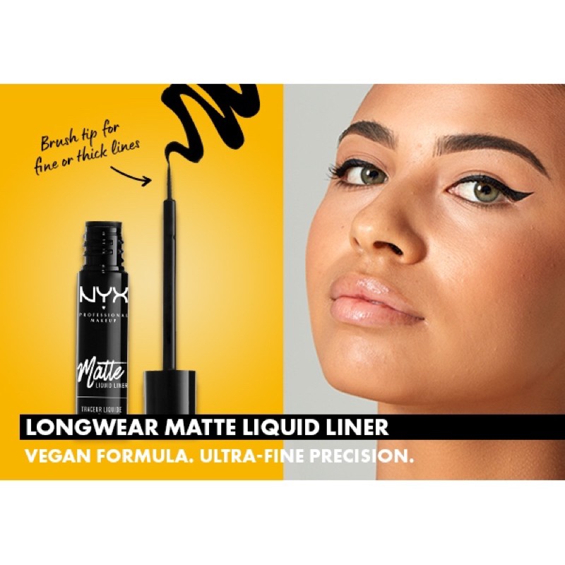 Kẻ mắt nước nyx matte liquid liner
